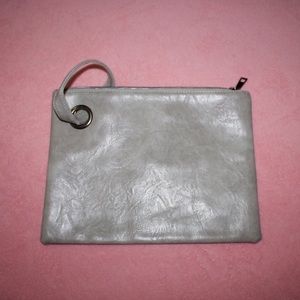 Large Silver Wristlet
